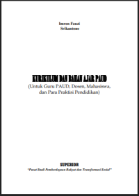 Image of KURIKULUM DAN BAHAN AJAR PAUD (Untuk Guru PAUD, Dosen, Mahasiswa dan Praktisi Pendidikan)
(Untuk Guru PAUD, Dosen, Mahasiswa dan Praktisi Pendidikan)